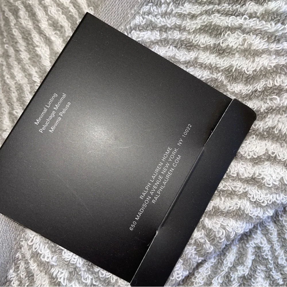 Lauren Ralph Lauren Pewter gray Herringbone Bath Towel NWT